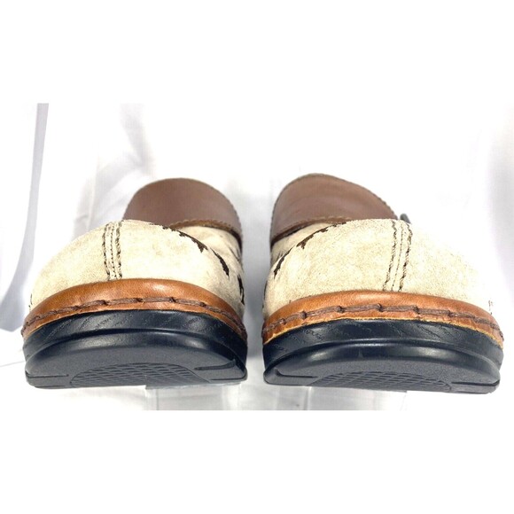 Women's Tan and Brown Clogs - Picture 7 of 10